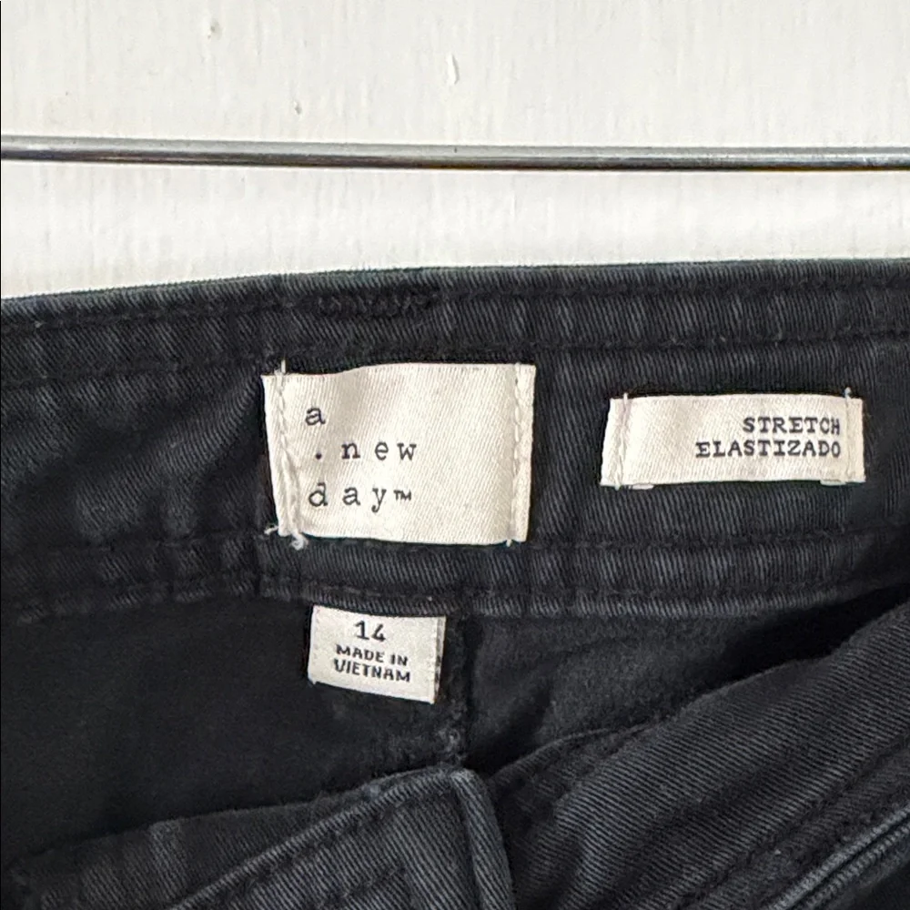 a new day Black Slim Tapered Chino Pants